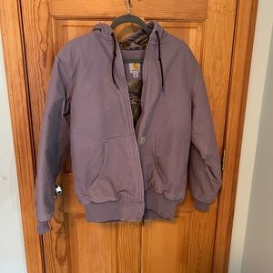 Carhartt Purple Hooded Jacket